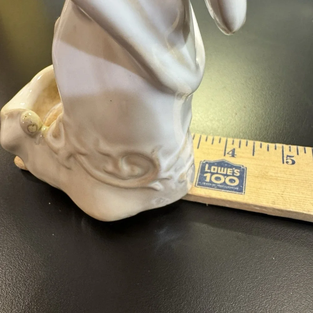 Yankee Candle Ceramic Angel Holding Dove Tea Light‎ Candle Holder Figurine 6.5
